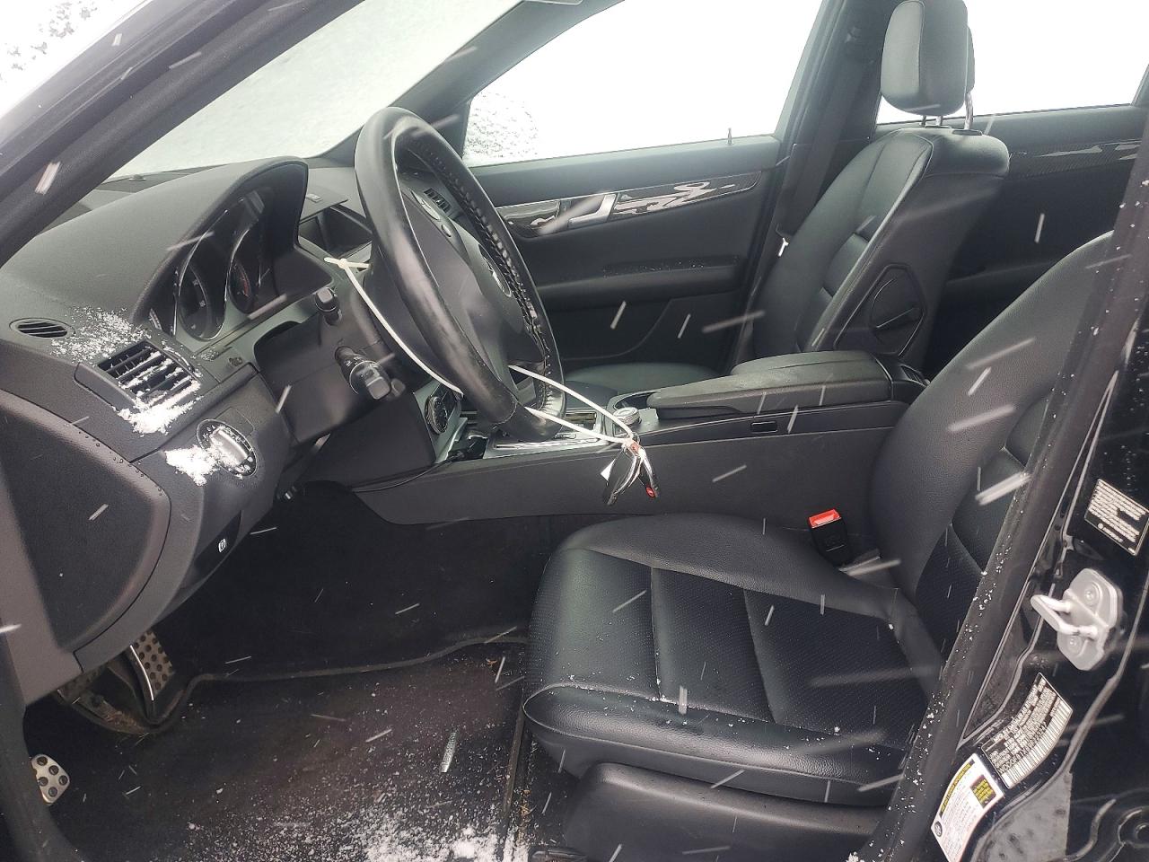 2009 Mercedes-benz C 300 4matic Black vin: WDDGF81X89F223247
