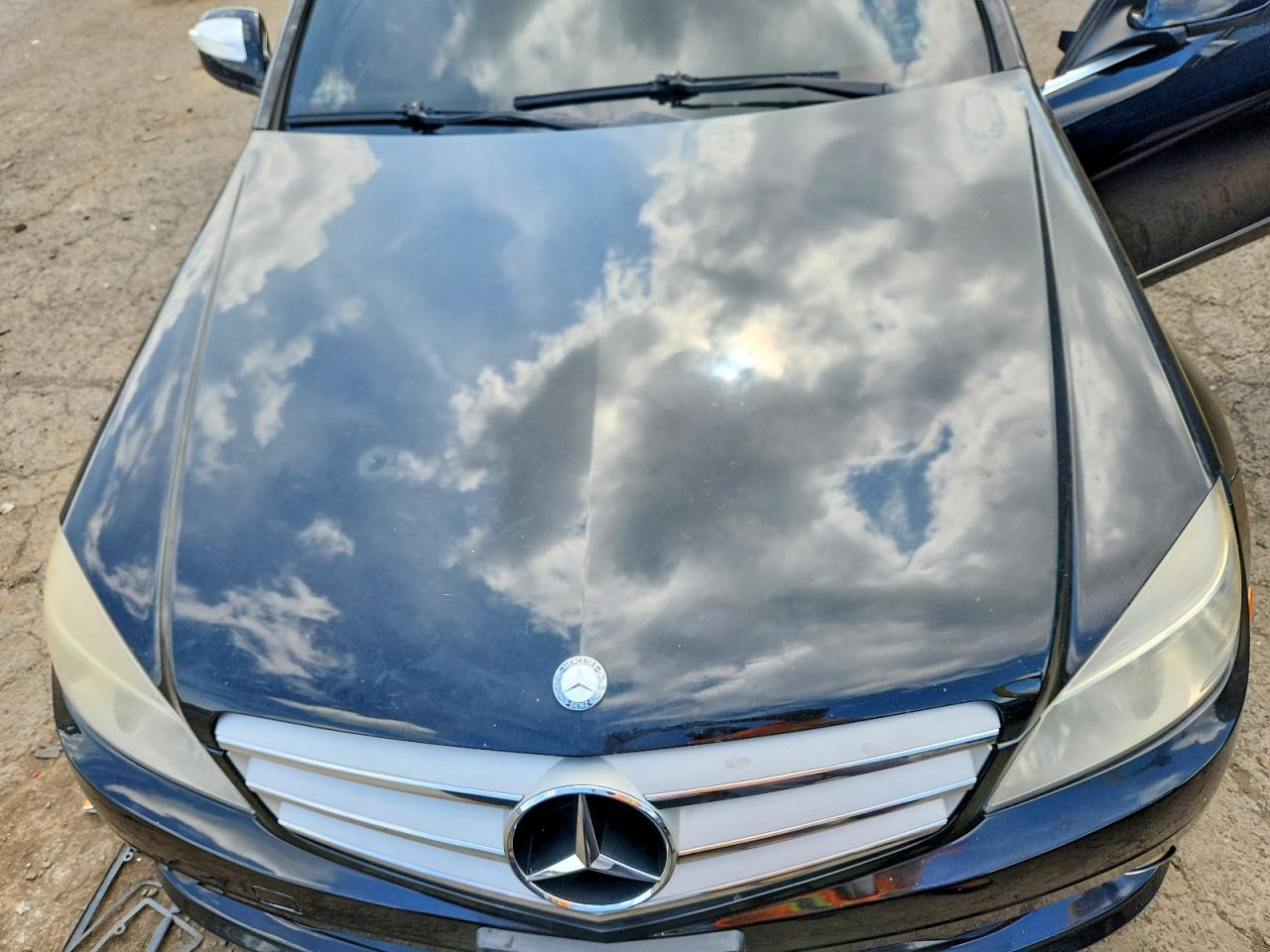 2009 Mercedes-benz C 300 4matic Black vin: WDDGF81X89F308556