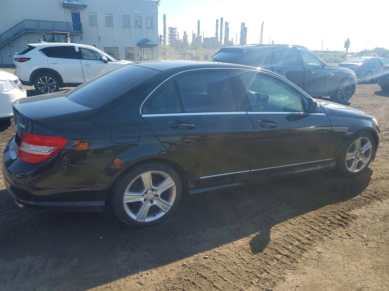 2009 Mercedes-benz C 300 4matic Black vin: WDDGF81X89F327057