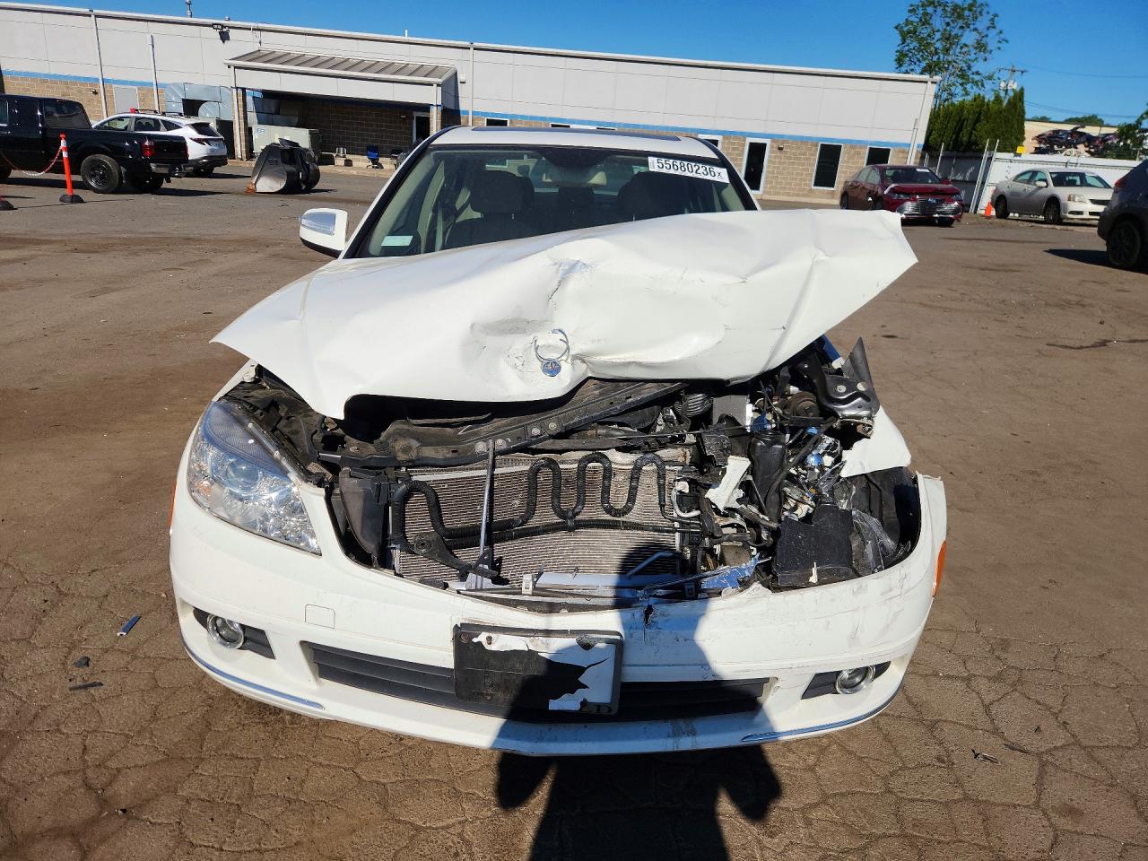 2009 Mercedes-benz C 300 4matic White vin: WDDGF81X89R046049