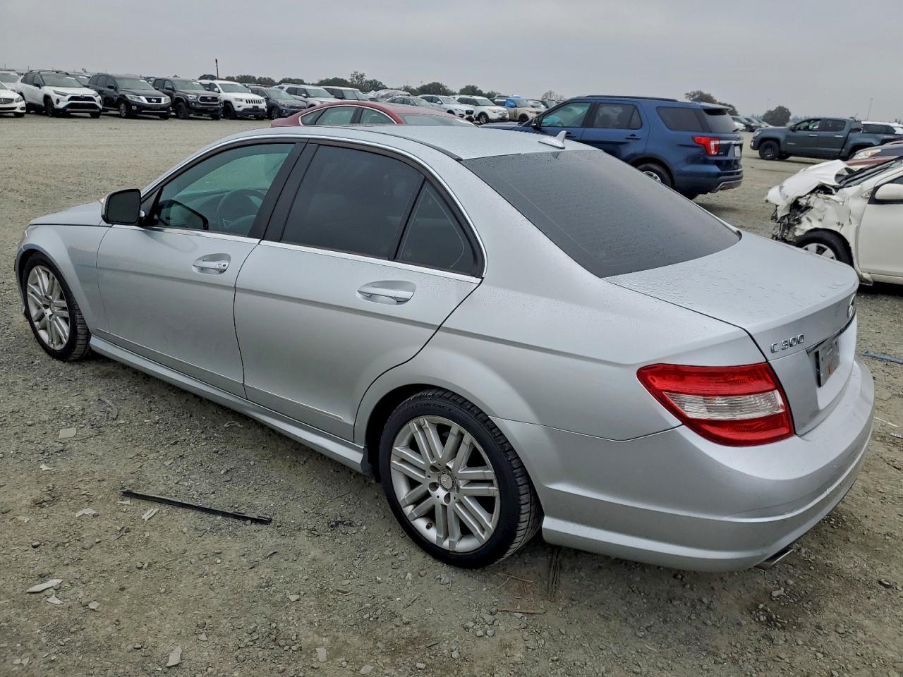2009 Mercedes-benz C 300 4matic Серебряный vin: WDDGF81X89R054345