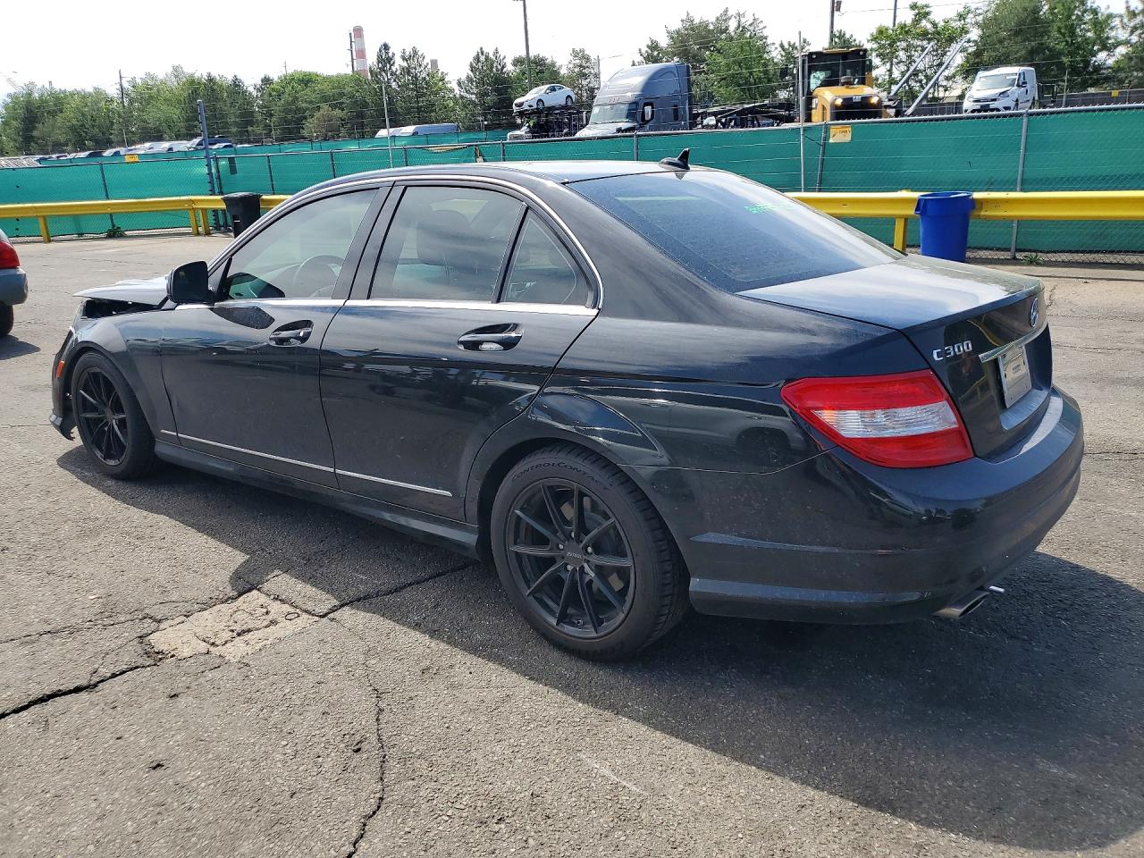 2009 Mercedes-benz C 300 4matic Черный vin: WDDGF81X89R054779