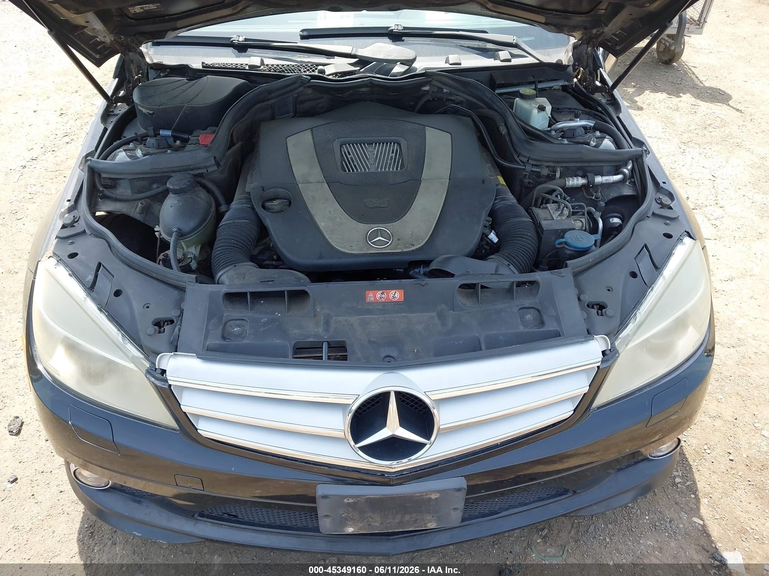 2008 Mercedes-benz C 300 Luxury 4matic/sport 4matic Black vin: WDDGF81X98F084924