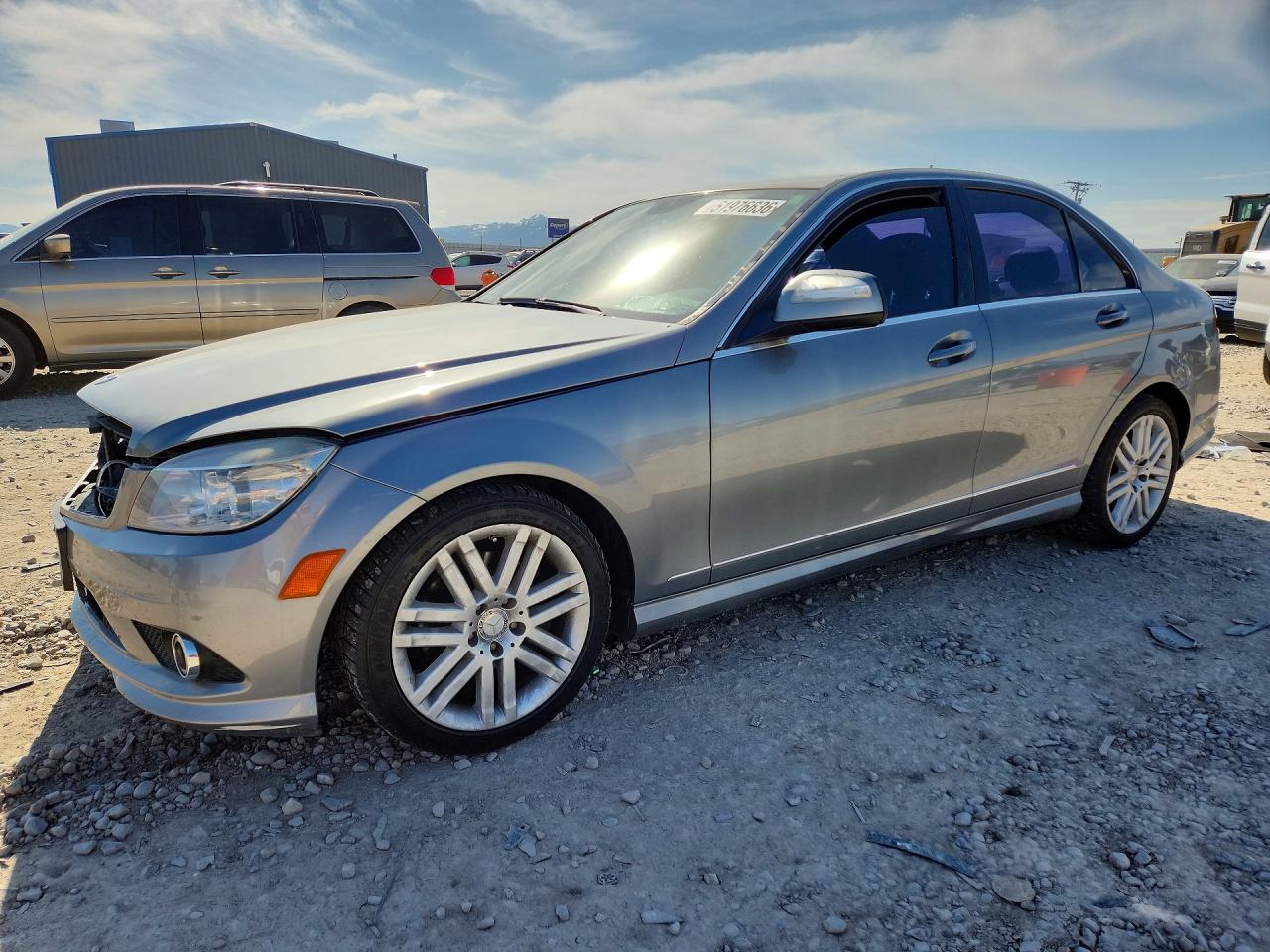 2008 Mercedes-benz C 300 4matic Silver vin: WDDGF81X98F159282