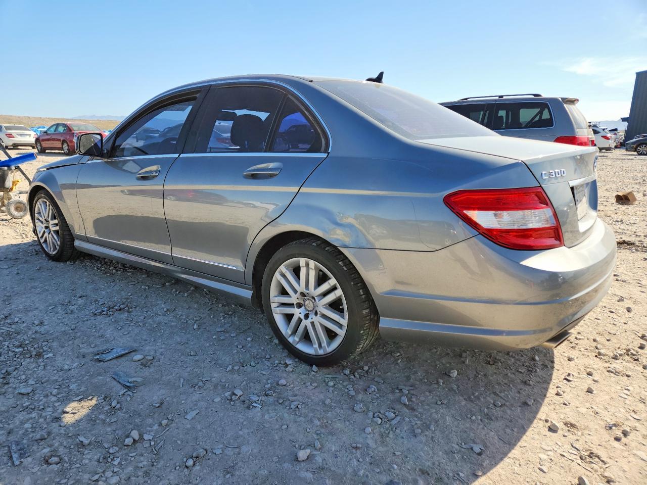 2008 Mercedes-benz C 300 4matic Silver vin: WDDGF81X98F159282