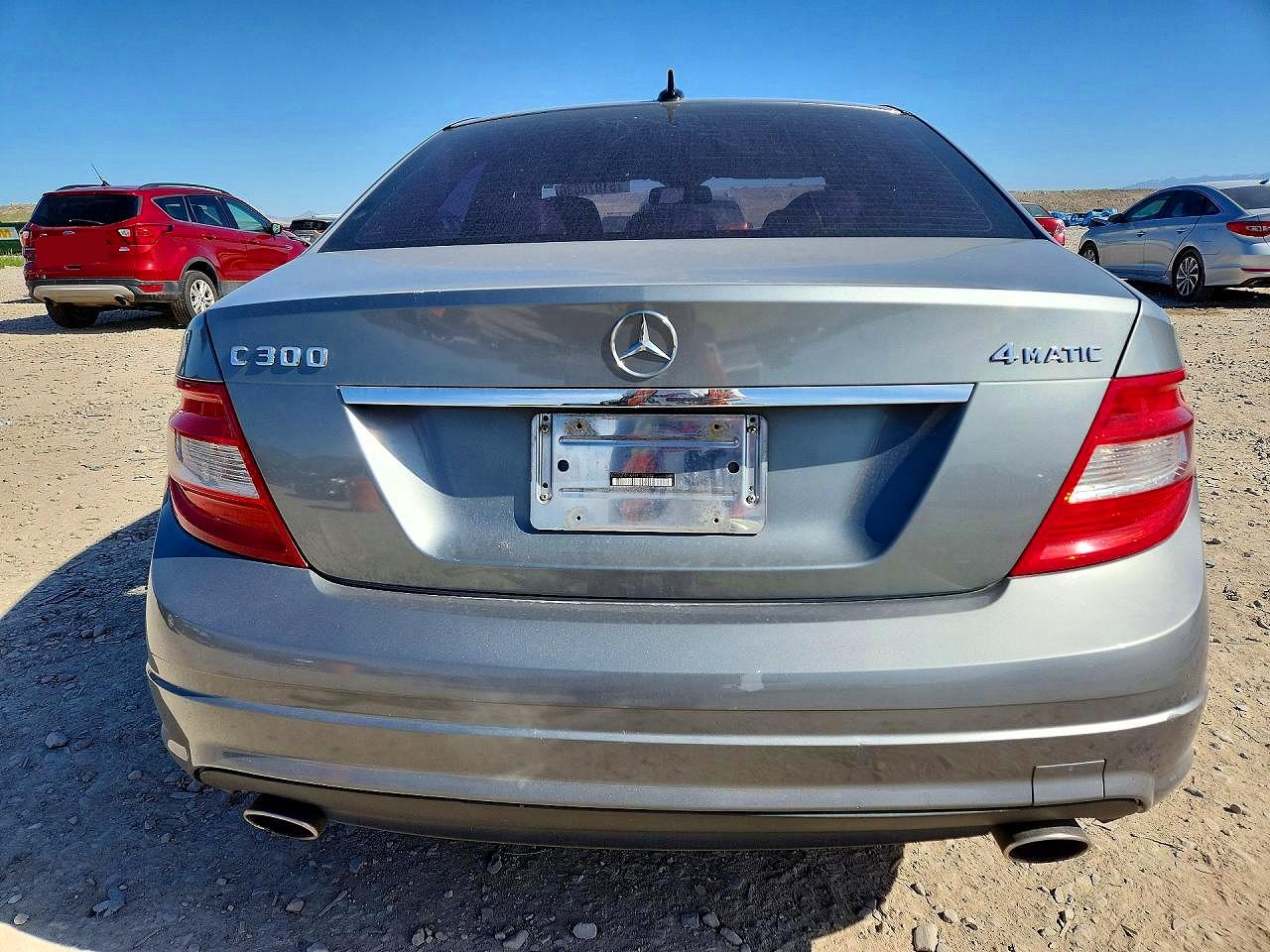 2008 Mercedes-benz C 300 4matic Silver vin: WDDGF81X98F159282