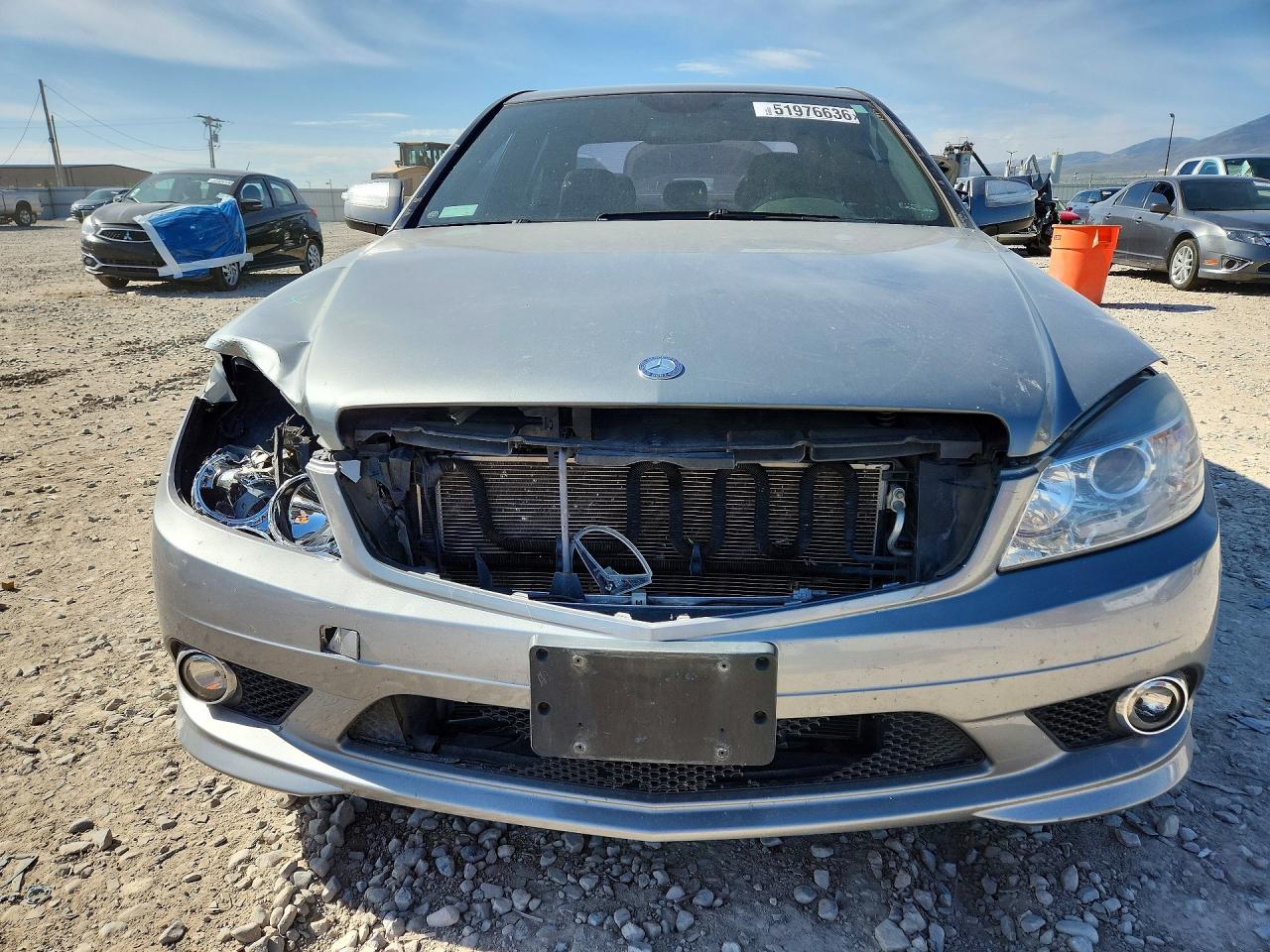 2008 Mercedes-benz C 300 4matic Silver vin: WDDGF81X98F159282