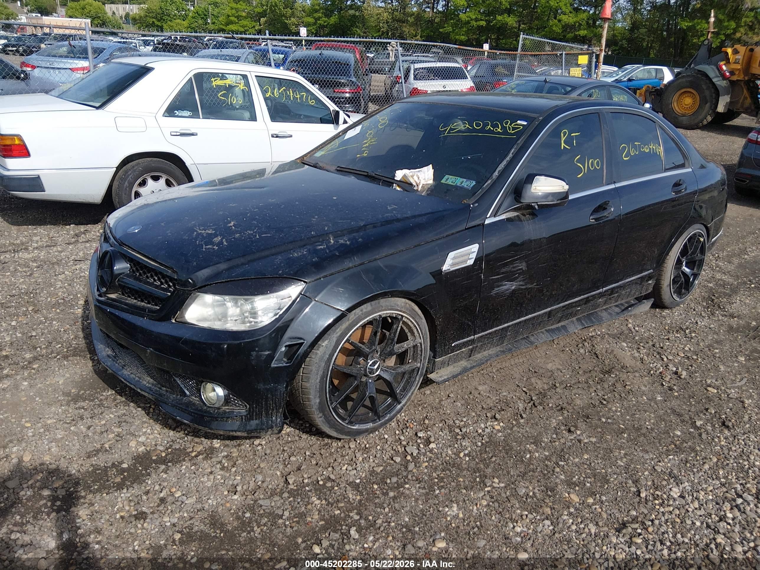 2008 Mercedes-benz C 300 Luxury 4matic/sport 4matic Черный vin: WDDGF81X98F186353
