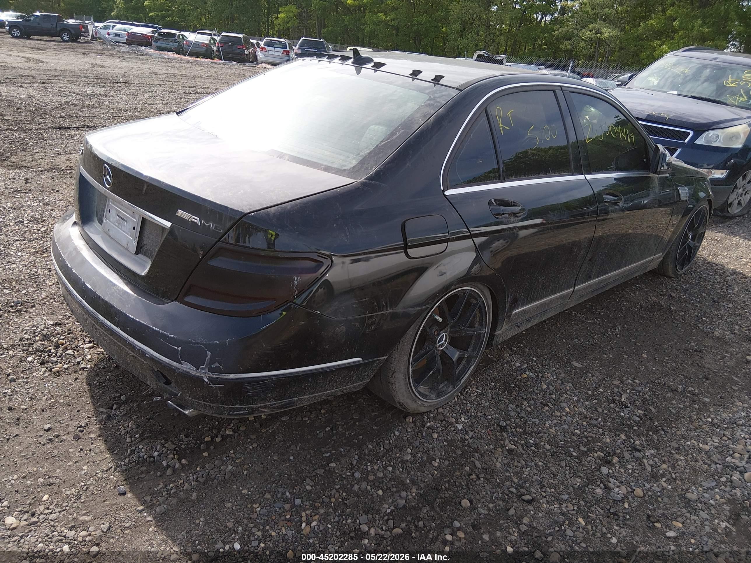 2008 Mercedes-benz C 300 Luxury 4matic/sport 4matic Черный vin: WDDGF81X98F186353
