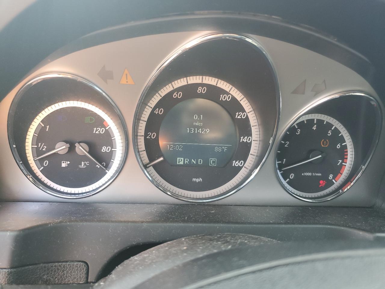 2009 Mercedes-benz C 300 4matic Red vin: WDDGF81X99F213603