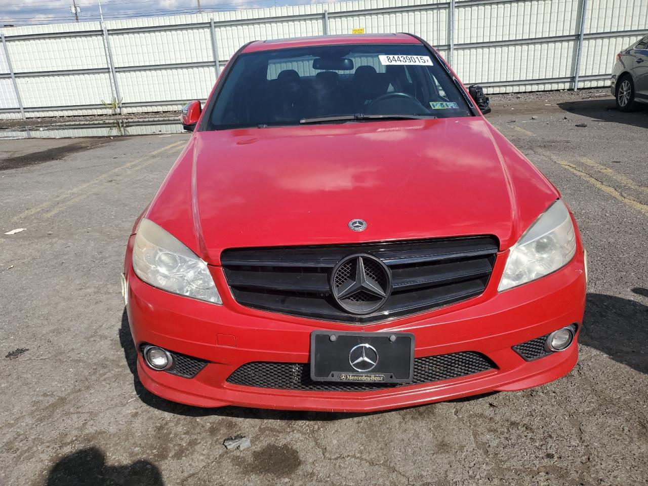 2009 Mercedes-benz C 300 4matic Red vin: WDDGF81X99F213603