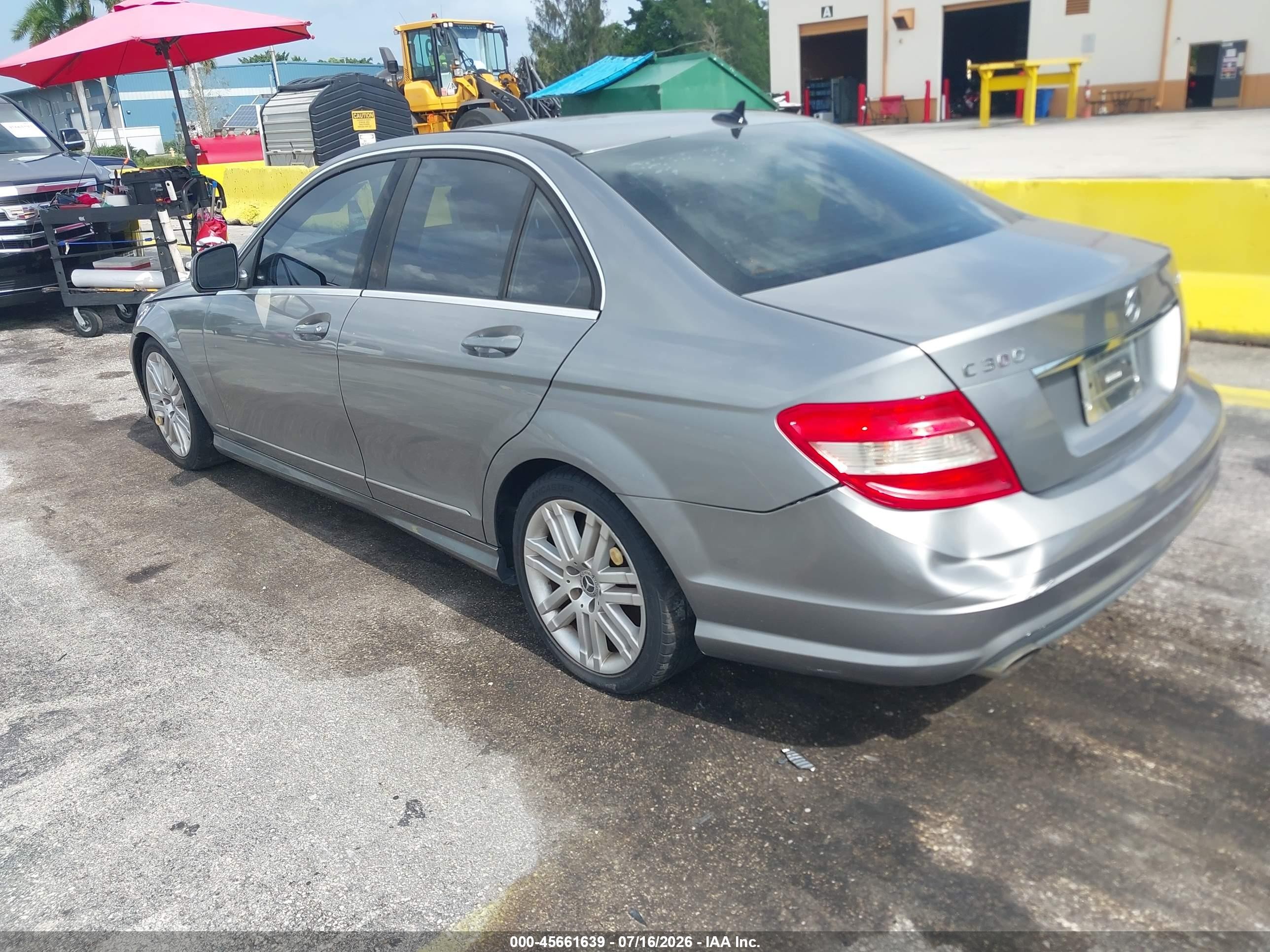 2009 Mercedes-benz C 300 Sport 4matic Gray vin: WDDGF81X99R052118