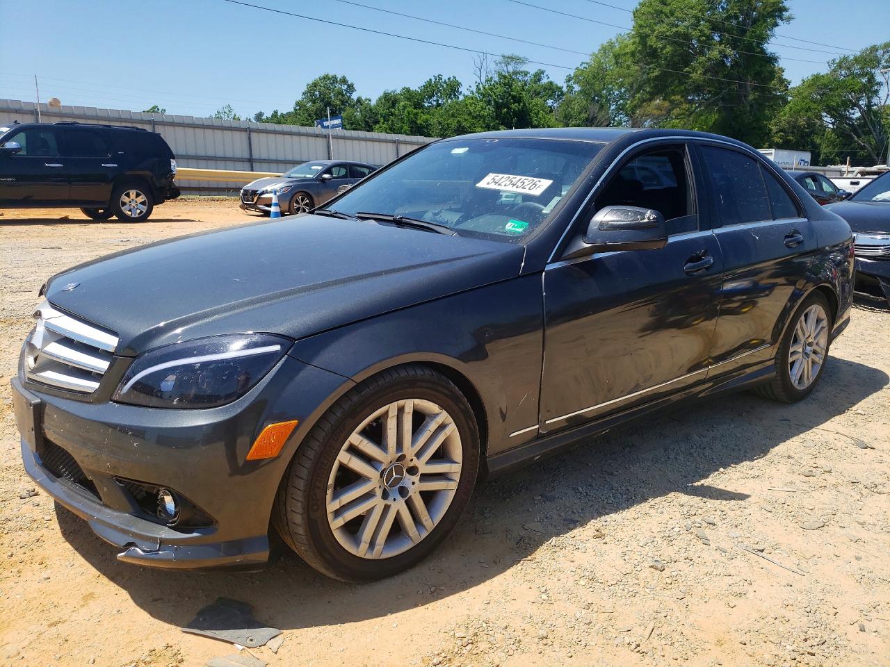 2009 Mercedes-benz C 300 4matic Black vin: WDDGF81X99R061501