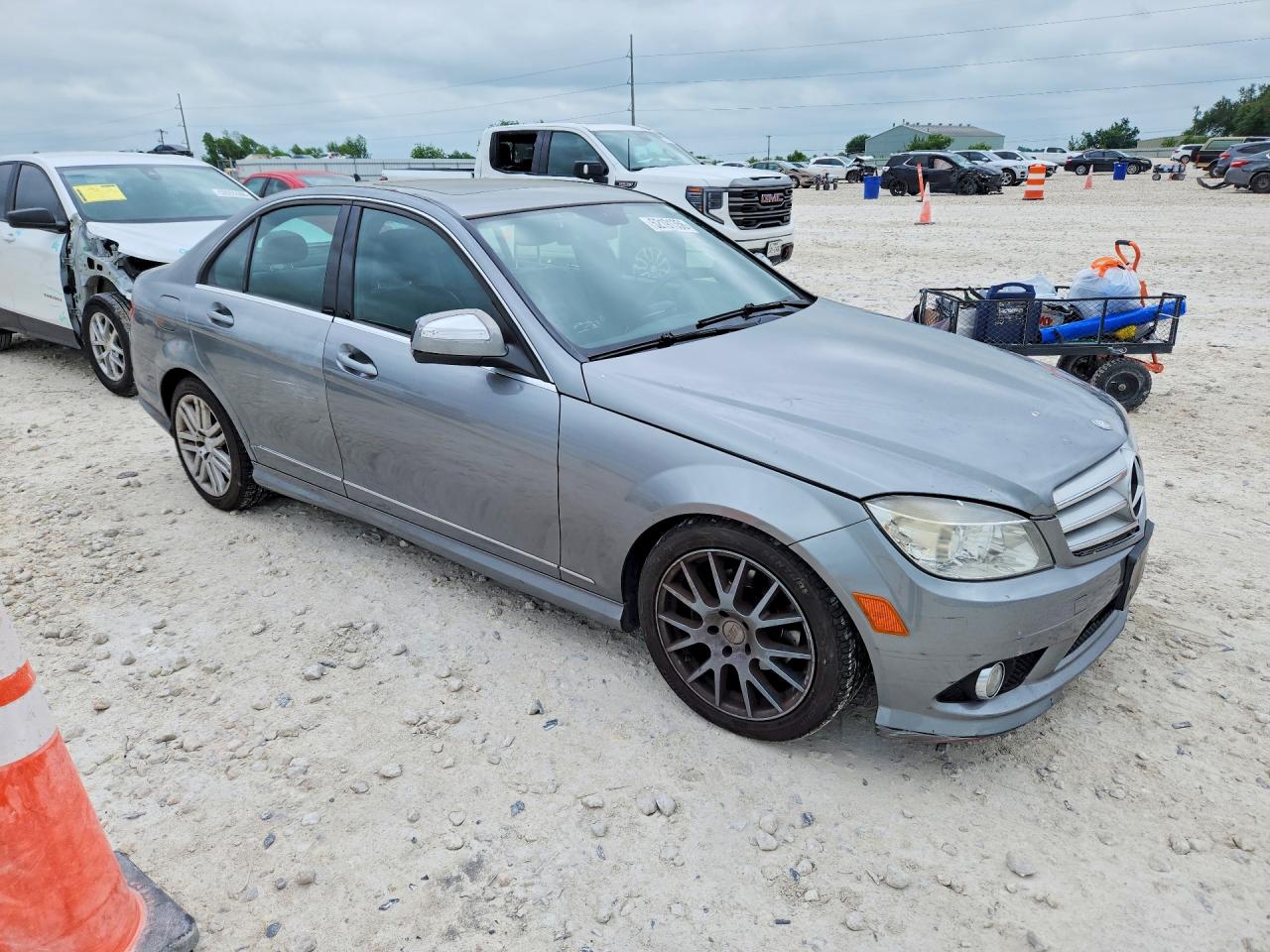 2009 Mercedes-benz C 300 4matic Silver vin: WDDGF81X99R065659