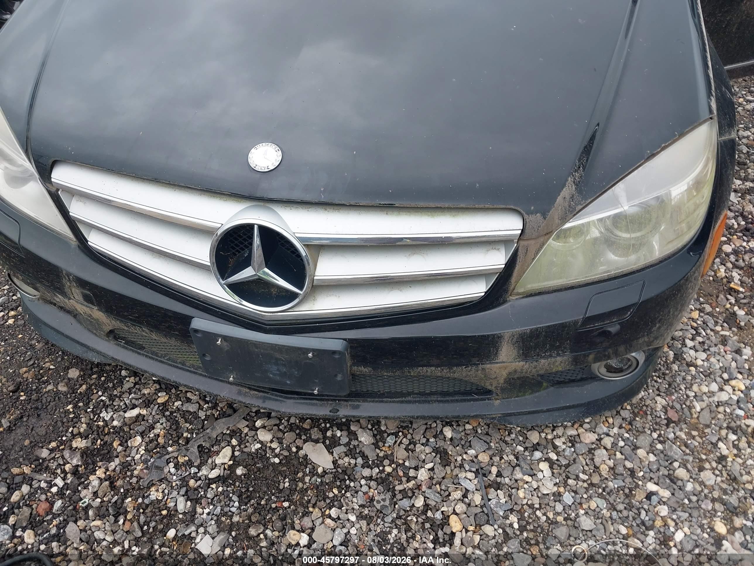 2009 Mercedes-benz C 300 Luxury 4matic/sport 4matic Black vin: WDDGF81XX9F216221