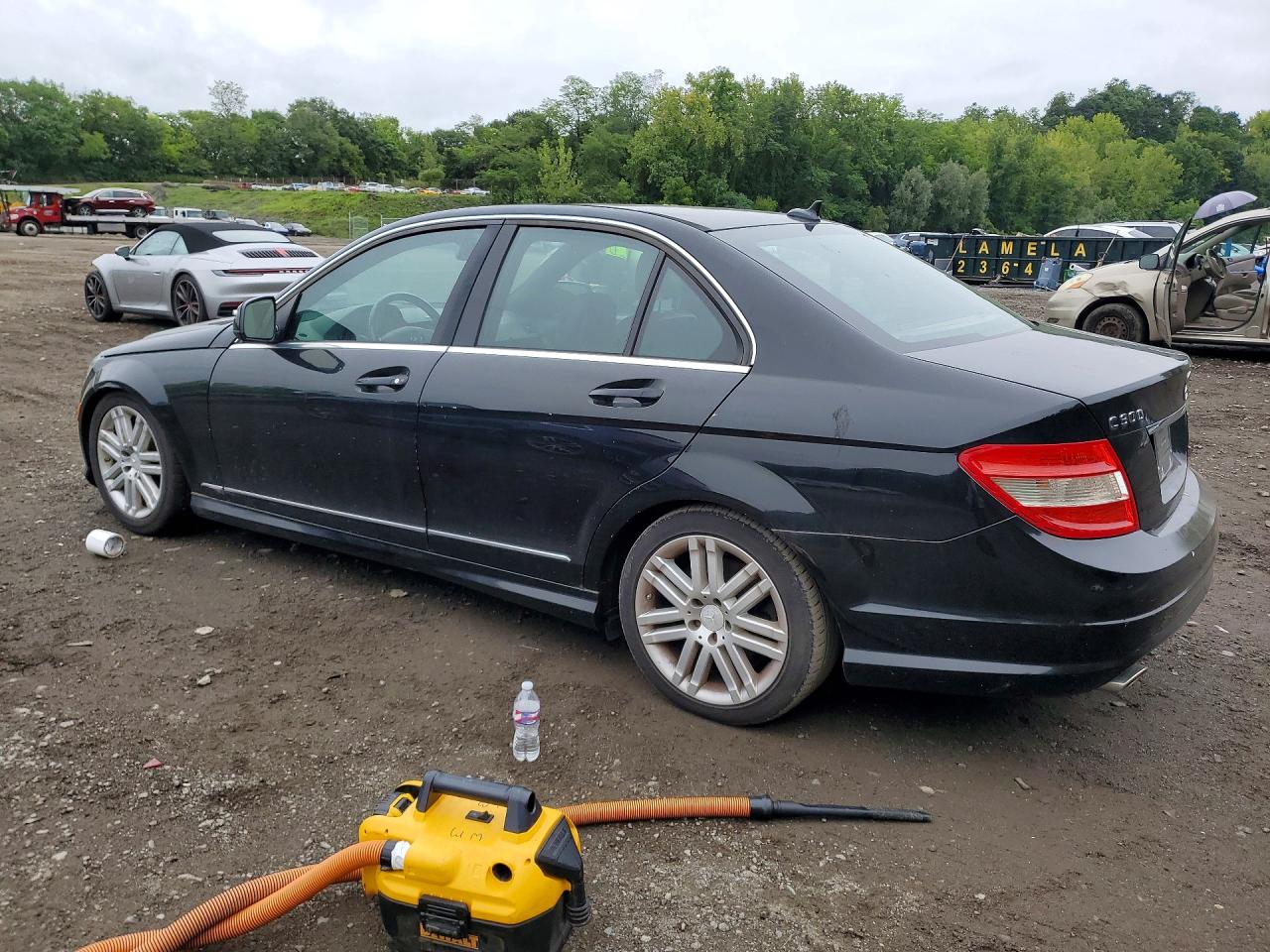 2009 Mercedes-benz C 300 4matic Black vin: WDDGF81XX9R049079