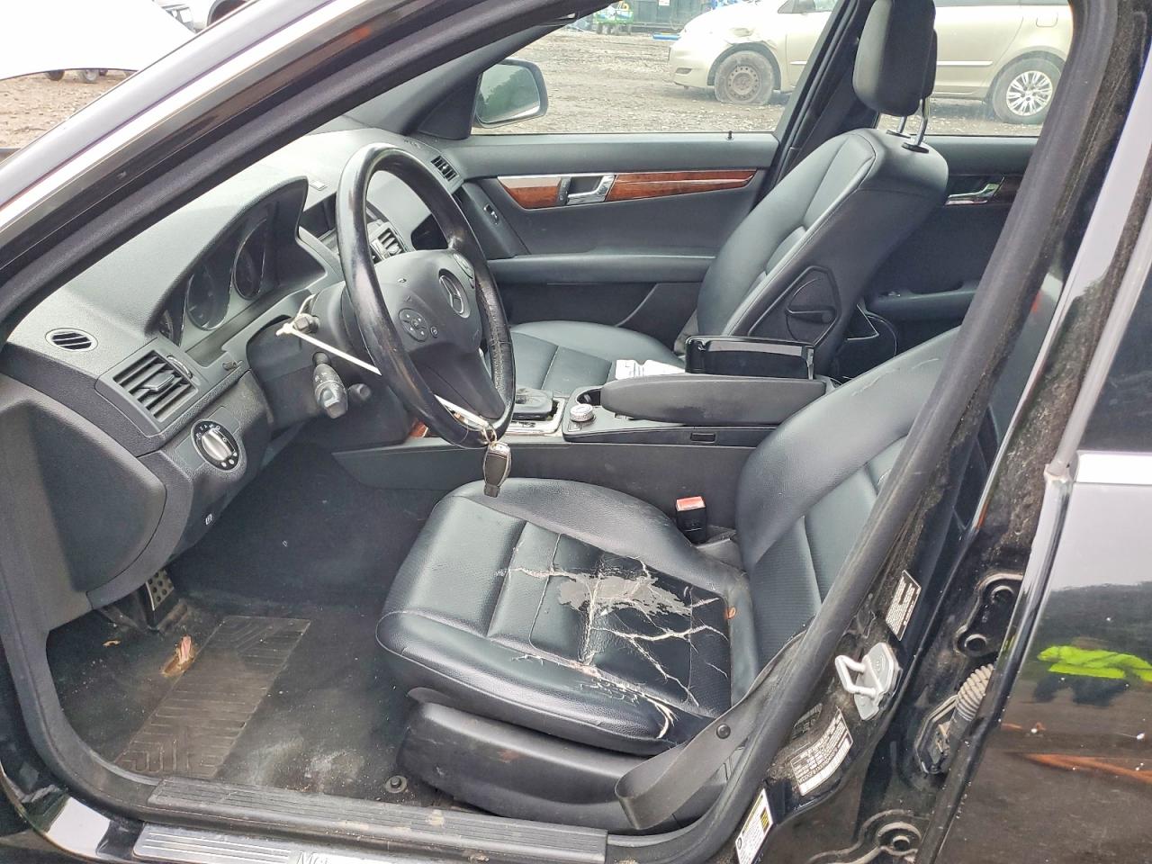 2009 Mercedes-benz C 300 4matic Black vin: WDDGF81XX9R049079