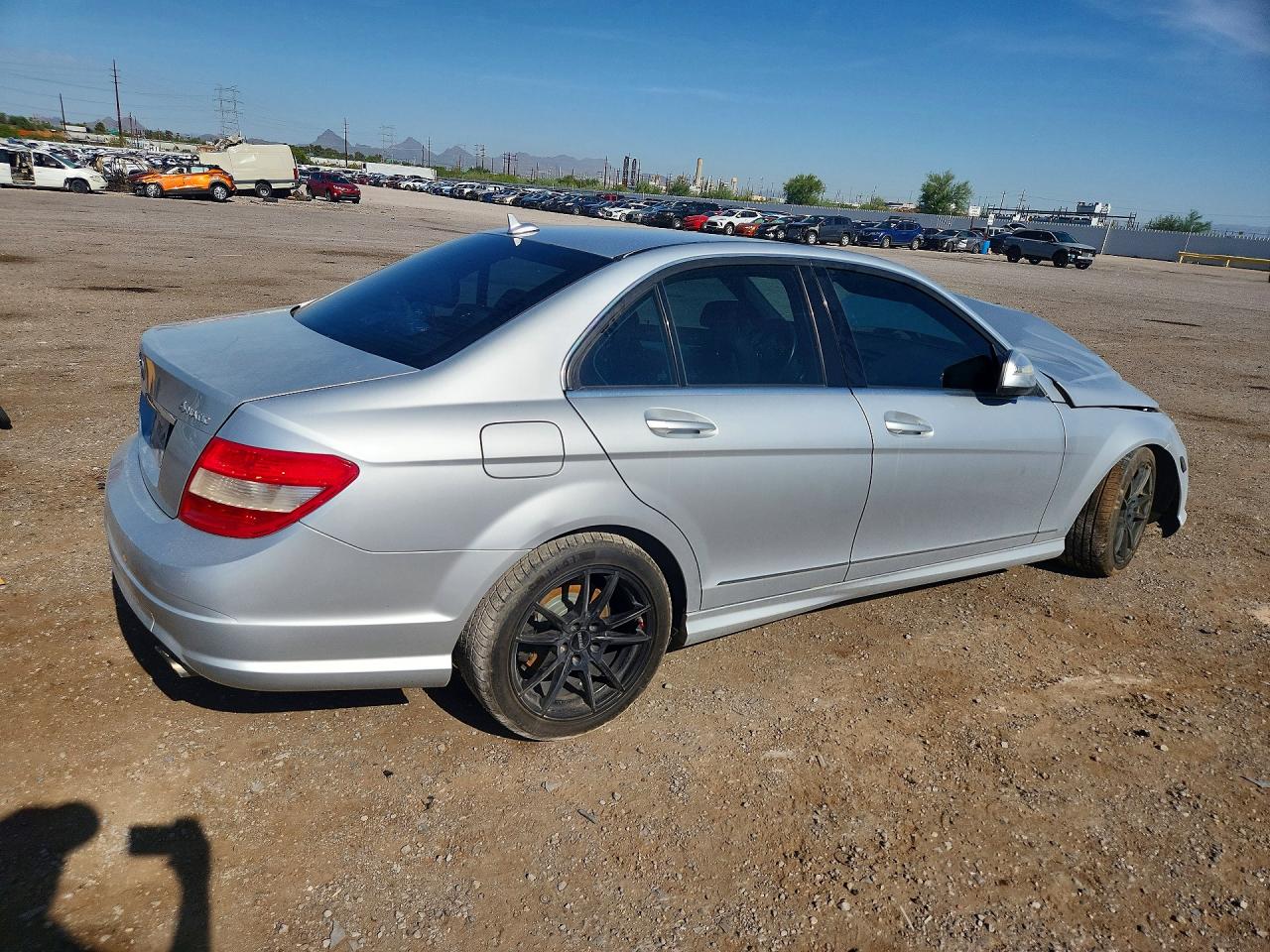 2009 Mercedes-benz C 300 4matic Silver vin: WDDGF81XX9R061121