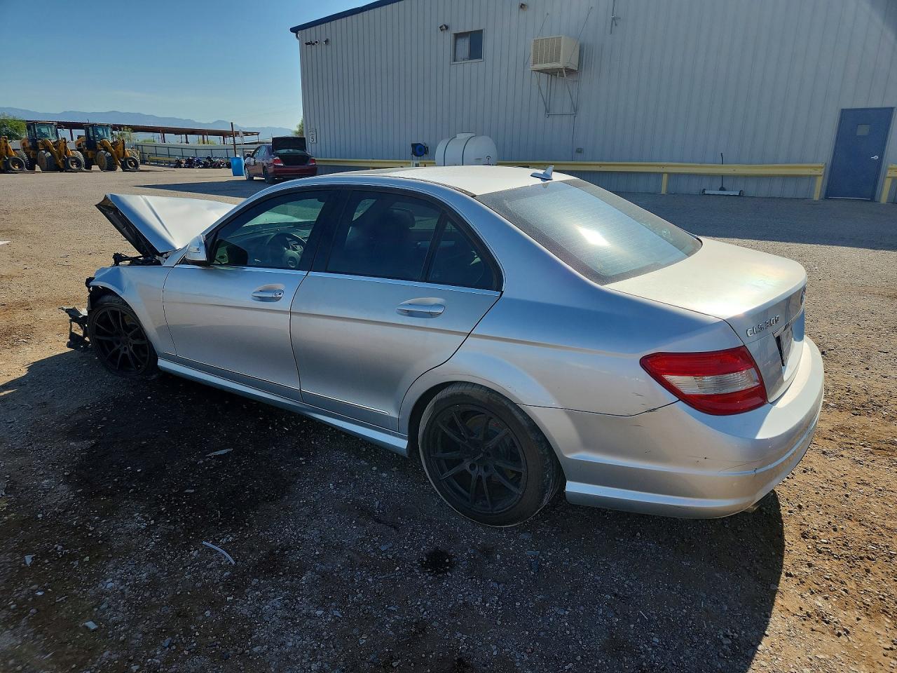 2009 Mercedes-benz C 300 4matic Silver vin: WDDGF81XX9R061121