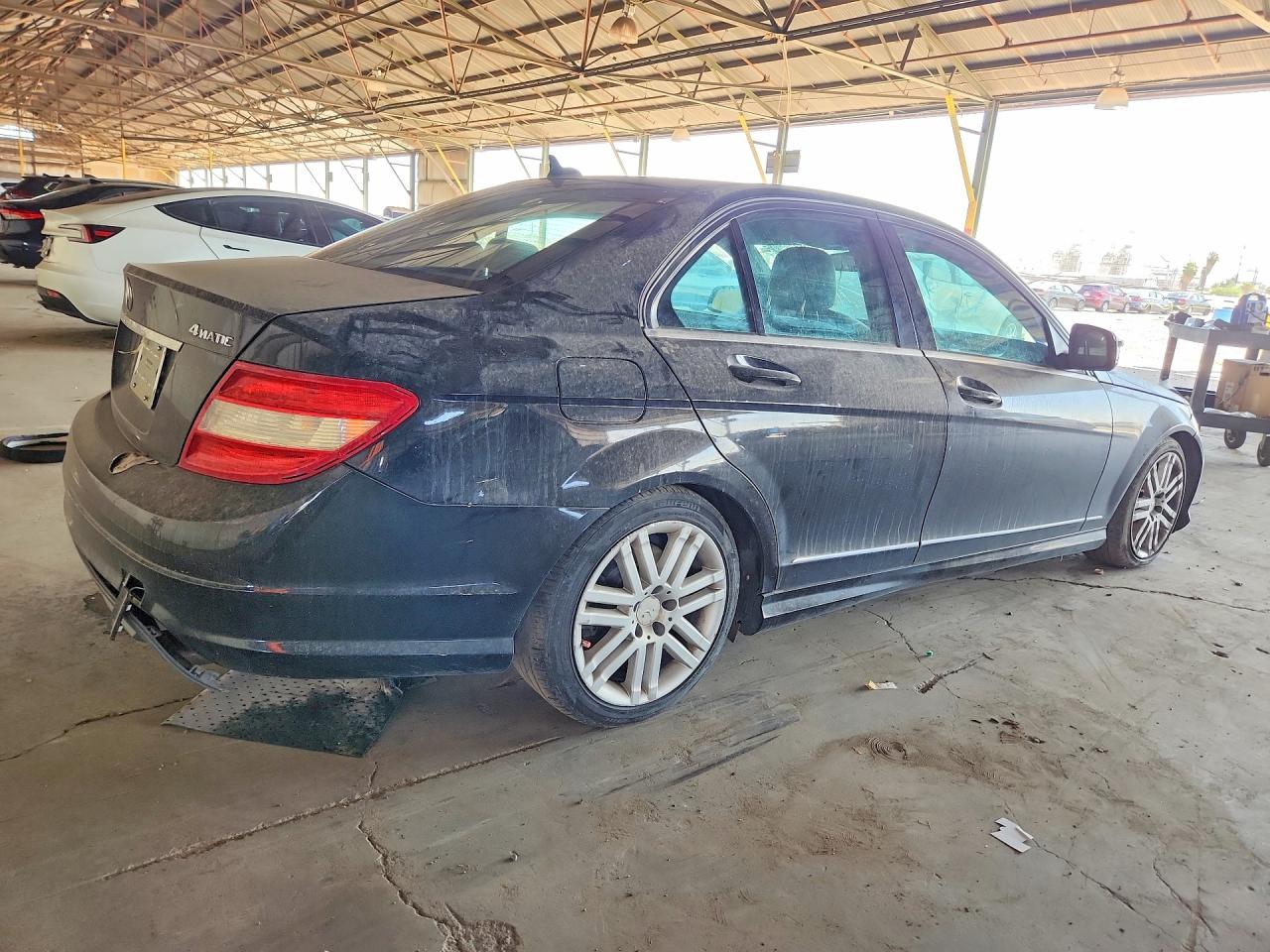2009 Mercedes-benz C 300 4matic Черный vin: WDDGF81XX9R077948