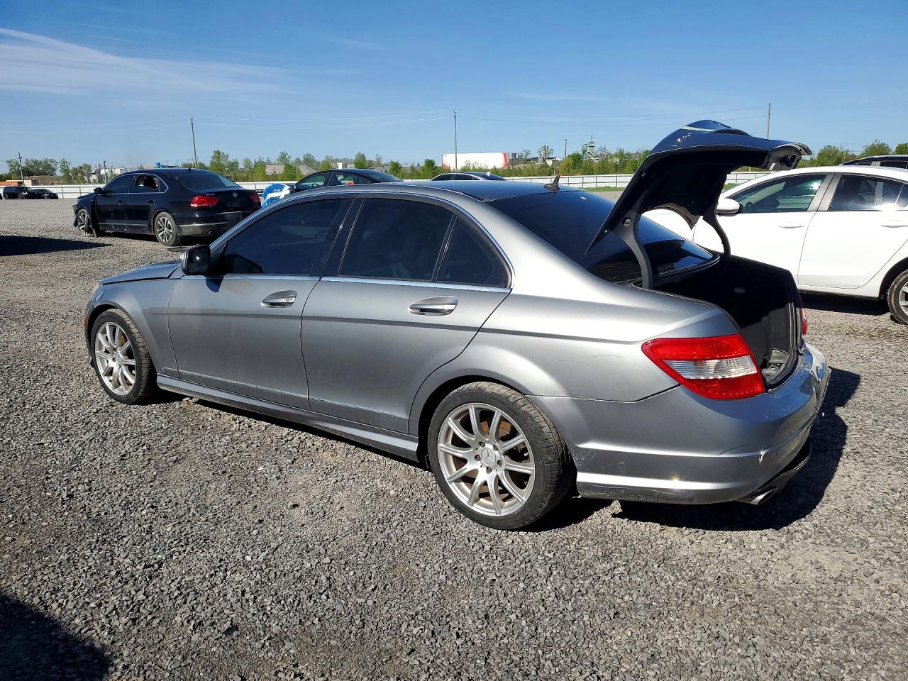 2008 Mercedes-benz C 230 4matic Gray vin: WDDGF85X68F150808