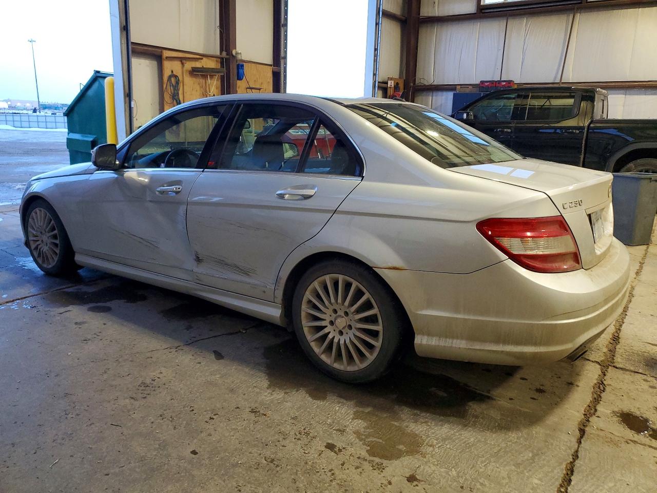 2009 Mercedes-benz C 230 4matic Silver vin: WDDGF85X79F305030