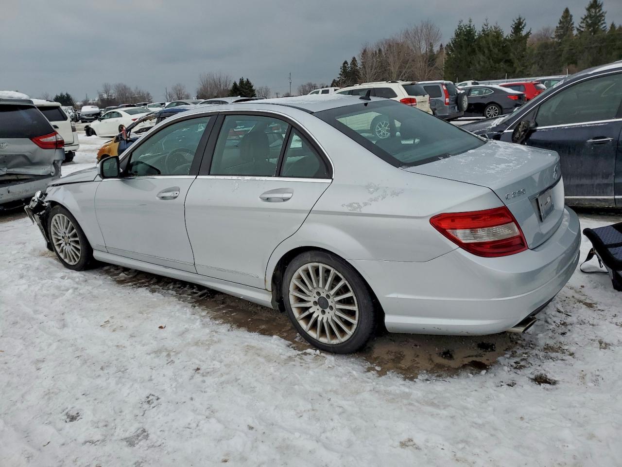 2008 Mercedes-benz C 230 4matic Gray vin: WDDGF85X88F161339