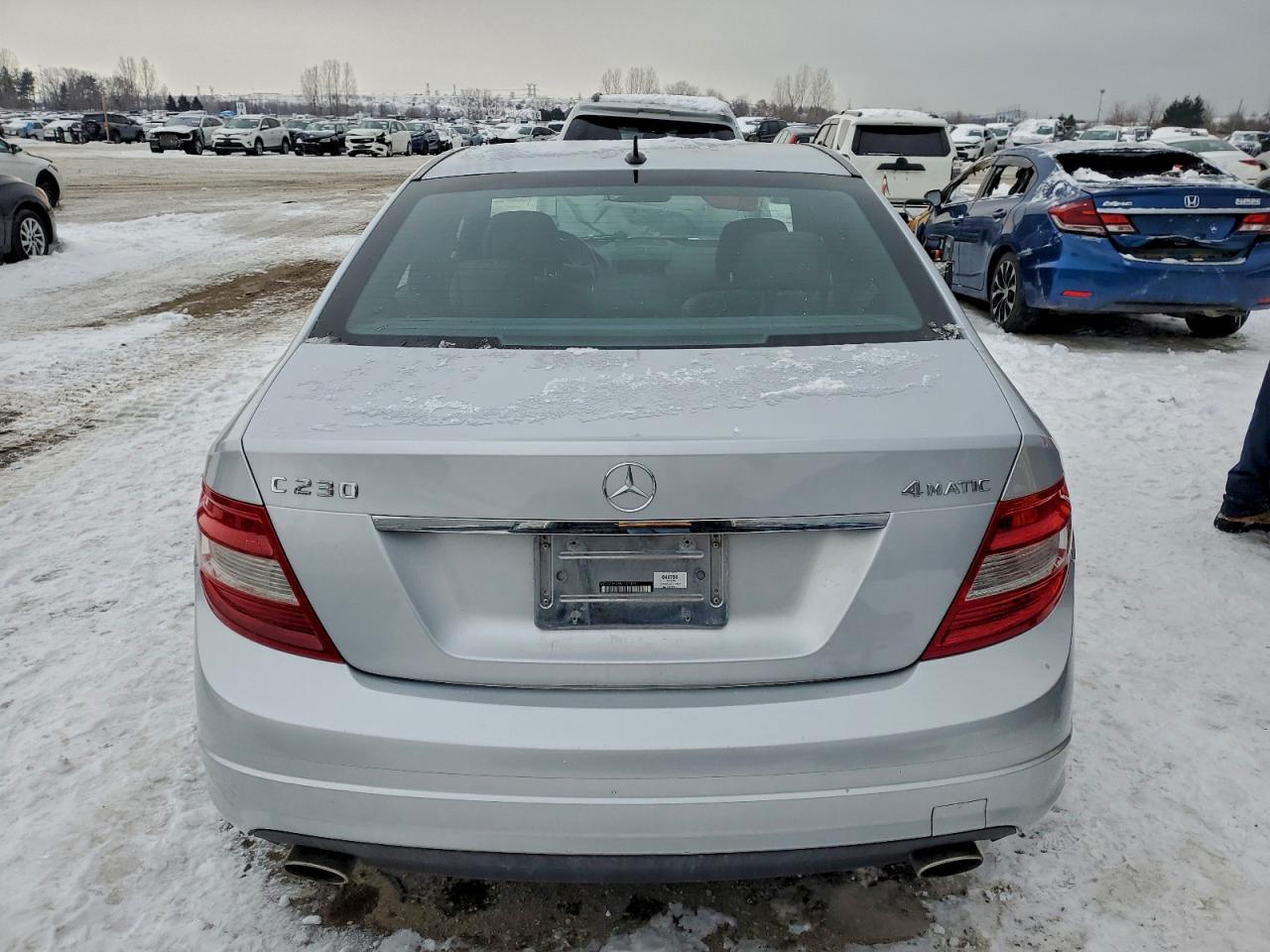 2008 Mercedes-benz C 230 4matic Gray vin: WDDGF85X88F161339