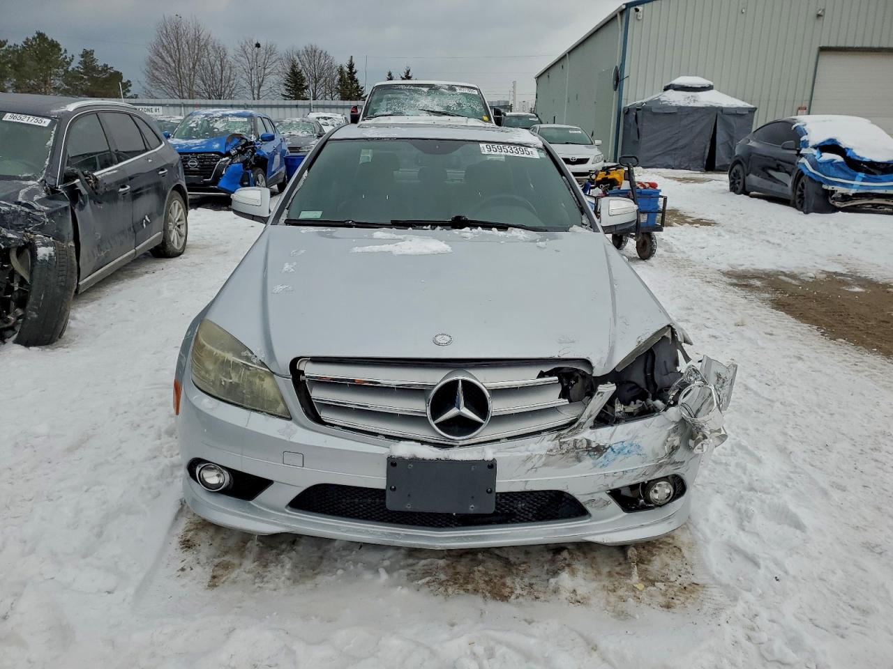 2008 Mercedes-benz C 230 4matic Gray vin: WDDGF85X88F161339