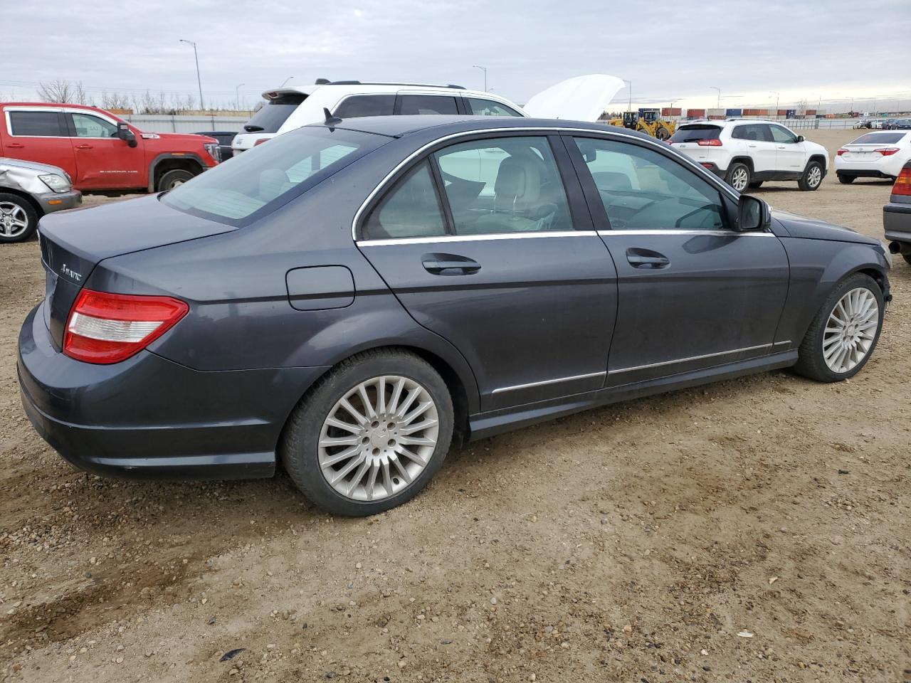 2009 Mercedes-benz C 230 4matic Синий vin: WDDGF85X89F317638