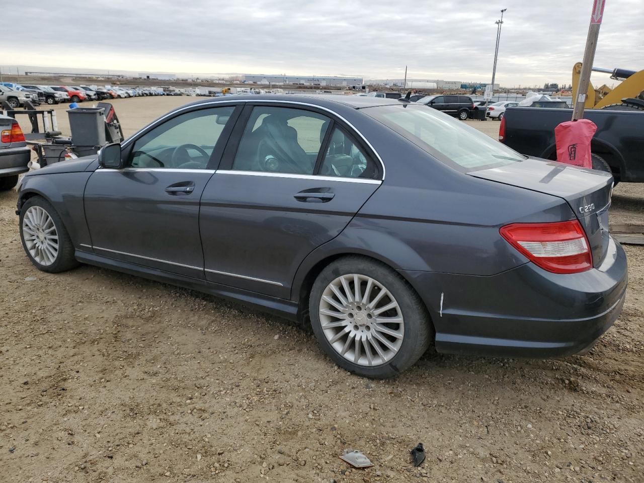 2009 Mercedes-benz C 230 4matic Синий vin: WDDGF85X89F317638