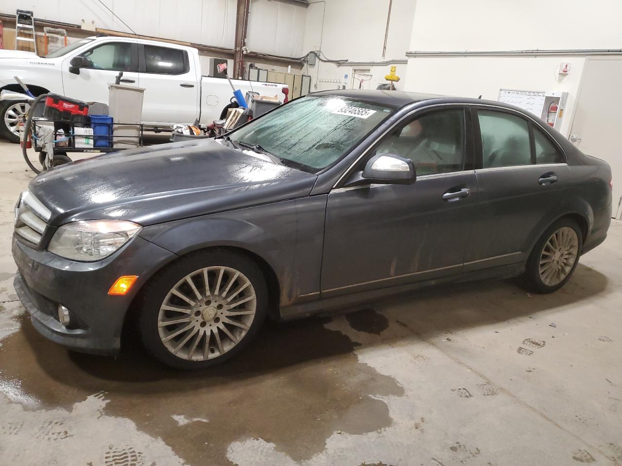 2009 Mercedes-benz C 230 4matic Серый vin: WDDGF85X89F317638
