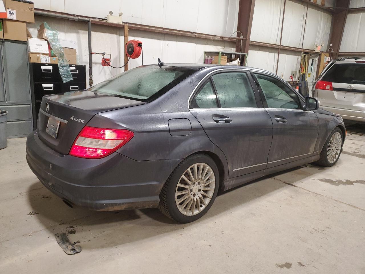 2009 Mercedes-benz C 230 4matic Gray vin: WDDGF85X89F317638