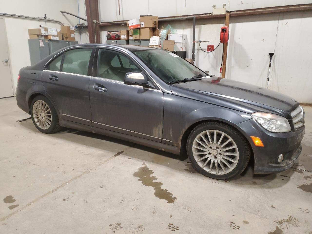 2009 Mercedes-benz C 230 4matic Gray vin: WDDGF85X89F317638