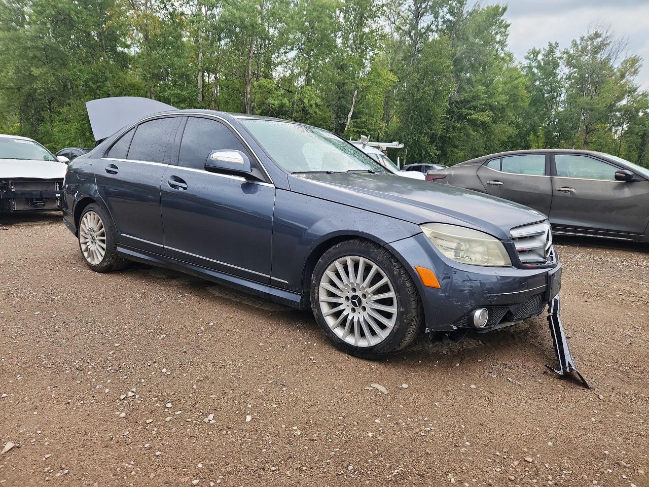 2009 Mercedes-benz C 230 4matic Gray vin: WDDGF85XX9F326437