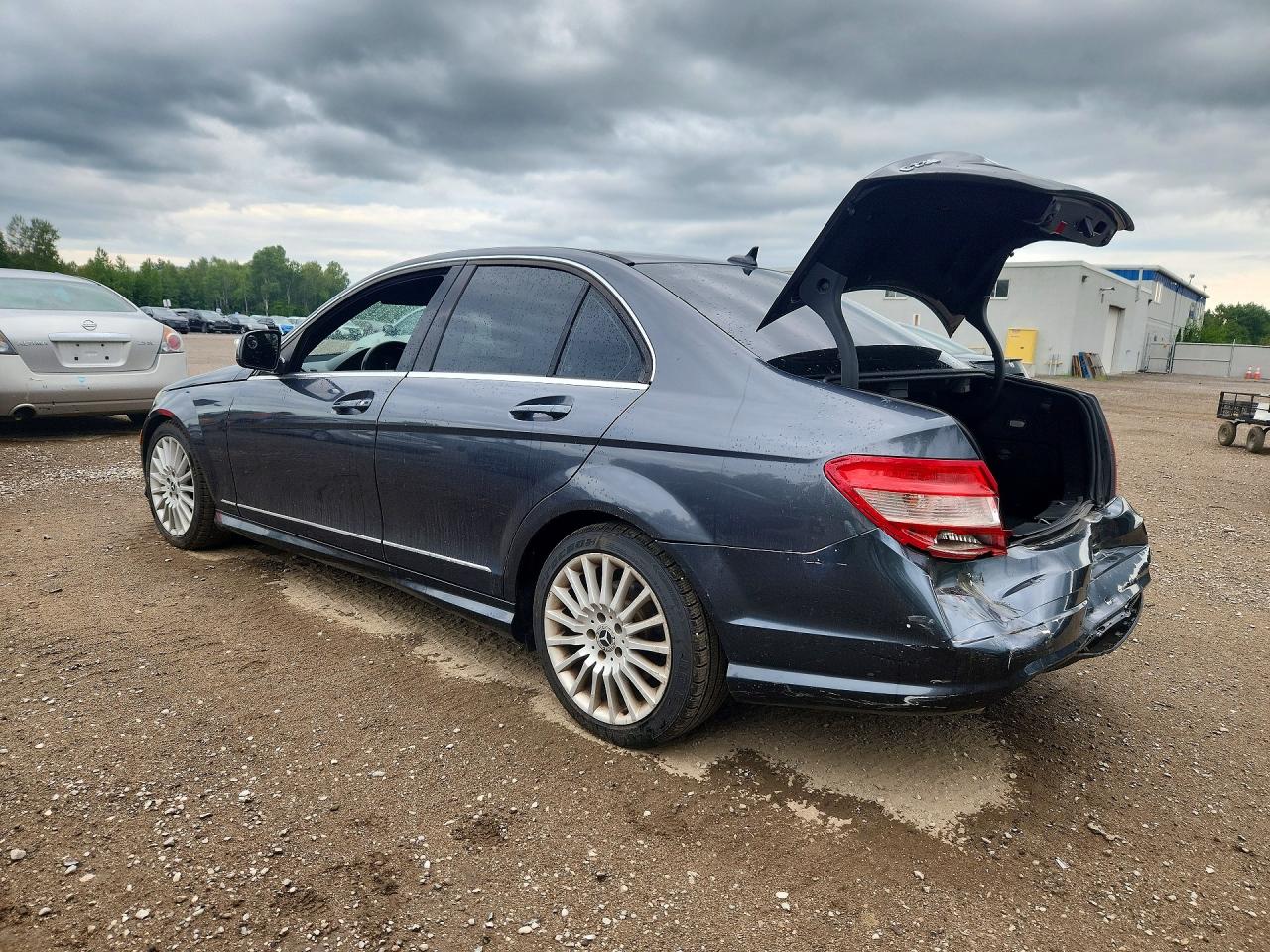 2009 Mercedes-benz C 230 4matic Gray vin: WDDGF85XX9F326437