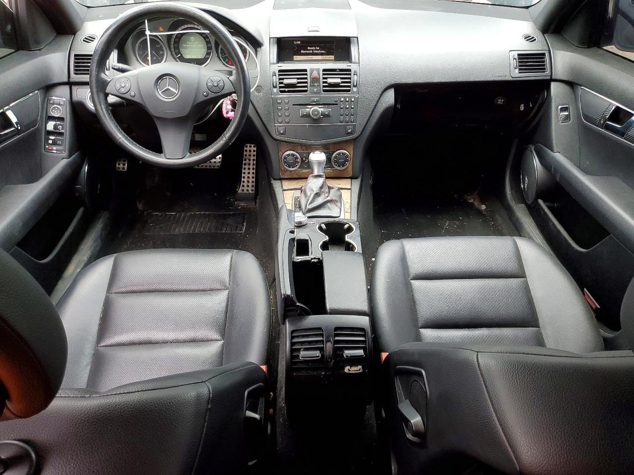 2009 Mercedes-benz C 230 4matic Black vin: WDDGF85XX9F343304
