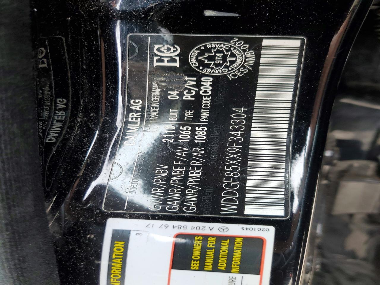 2009 Mercedes-benz C 230 4matic Black vin: WDDGF85XX9F343304