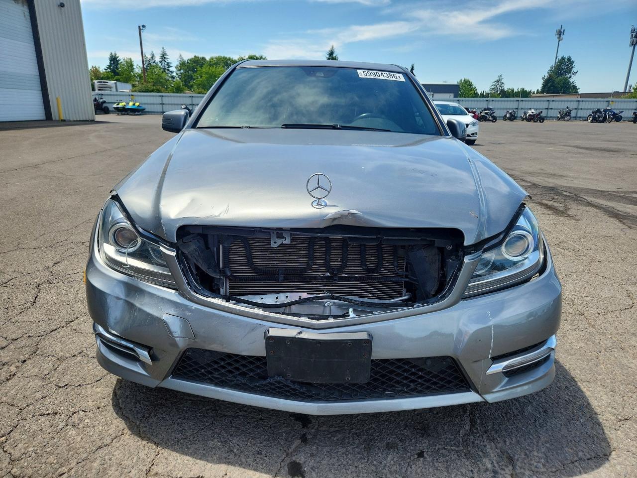 2013 Mercedes-benz C 300 4matic Silver vin: WDDGF8AB0DA786870