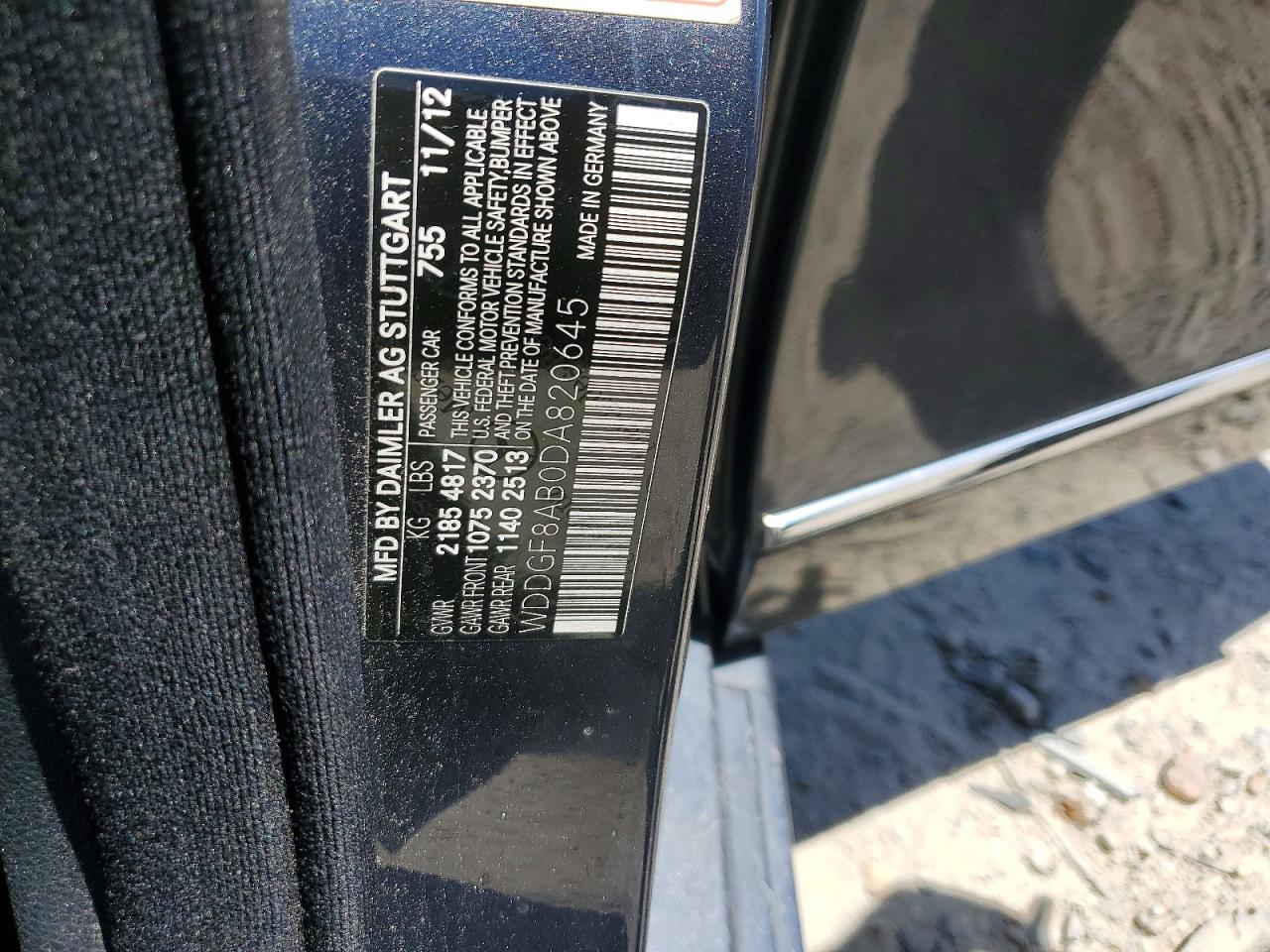 2013 Mercedes-benz C 300 4matic Угольный vin: WDDGF8AB0DA820645