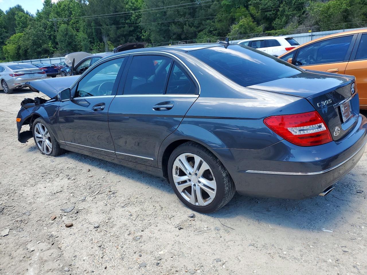 2013 Mercedes-benz C 300 4matic Угольный vin: WDDGF8AB0DA820645