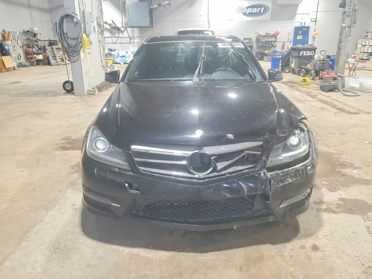 2013 Mercedes-benz C 300 4matic Black vin: WDDGF8AB0DA858490