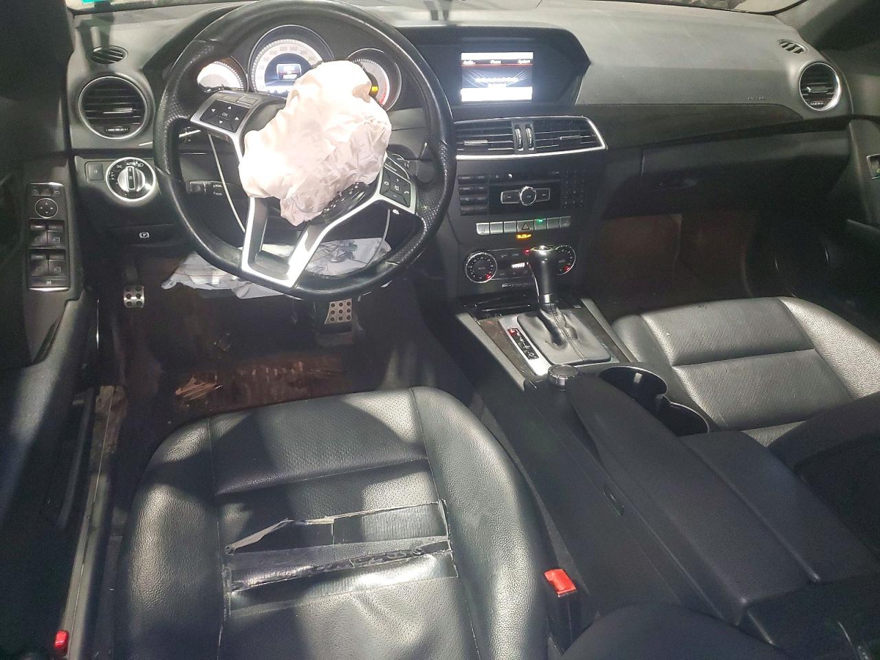 2013 Mercedes-benz C 300 4matic Black vin: WDDGF8AB0DA858490