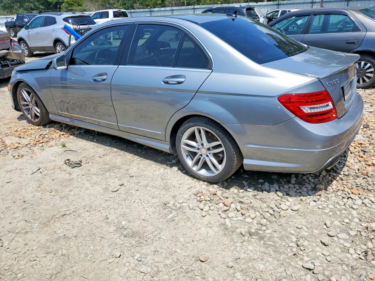 2013 Mercedes-benz C 300 4matic Gray vin: WDDGF8AB0DG020506