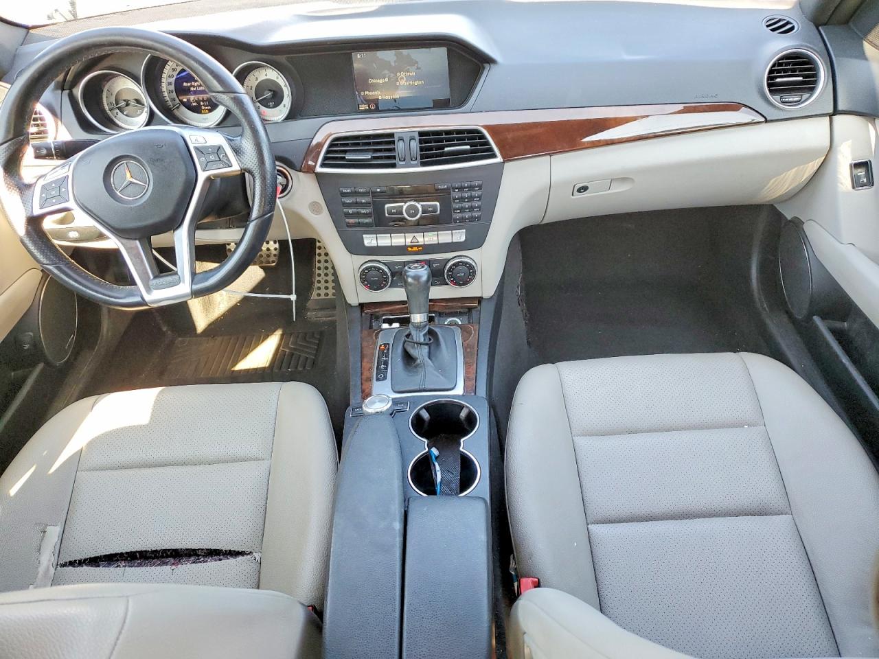 2013 Mercedes-benz C 300 4matic Silver vin: WDDGF8AB0DG102896