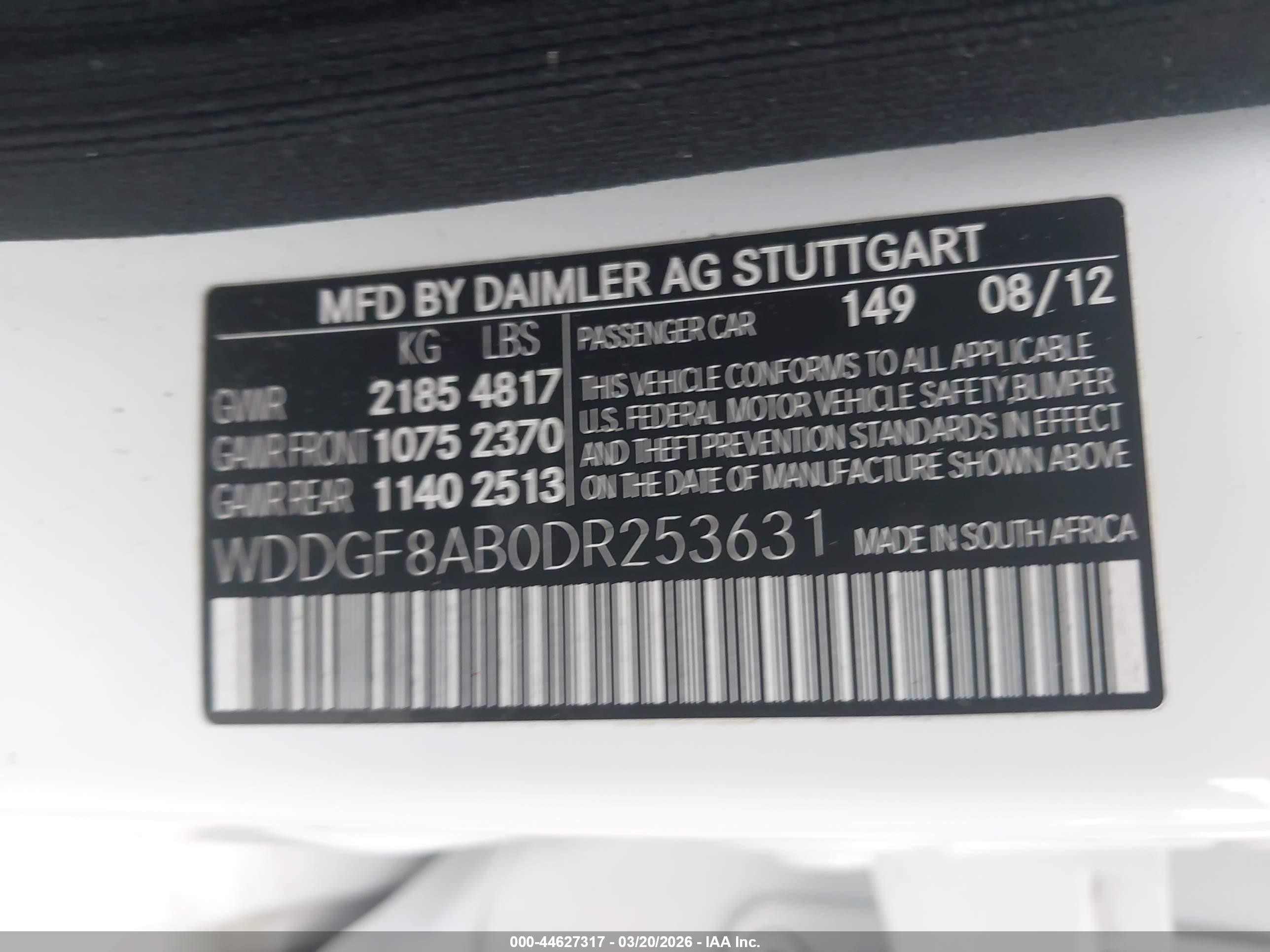 2013 Mercedes-benz C 300 Sport 4matic White vin: WDDGF8AB0DR253631