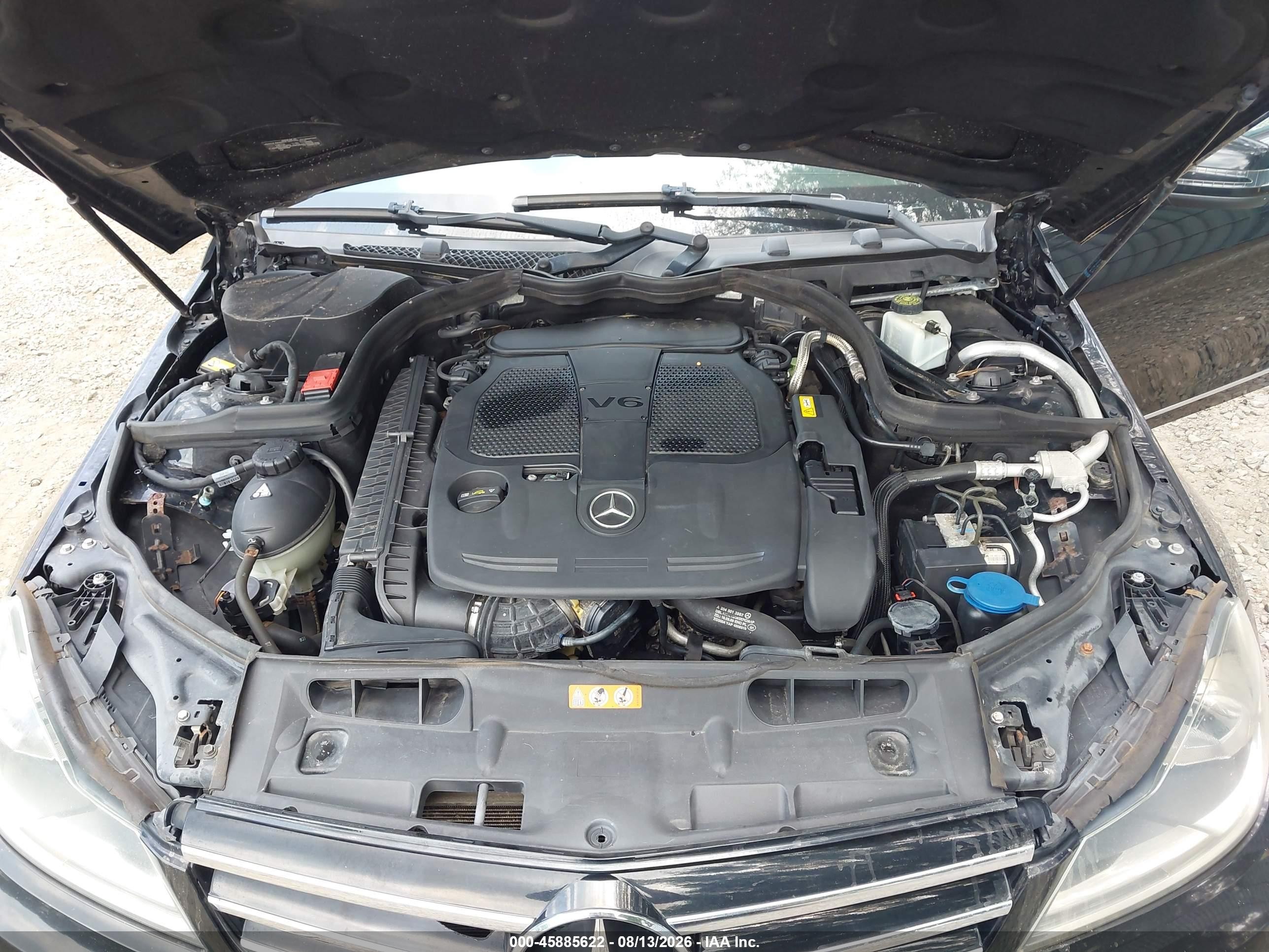 2013 Mercedes-benz C 300 Sport 4matic Черный vin: WDDGF8AB0DR269196