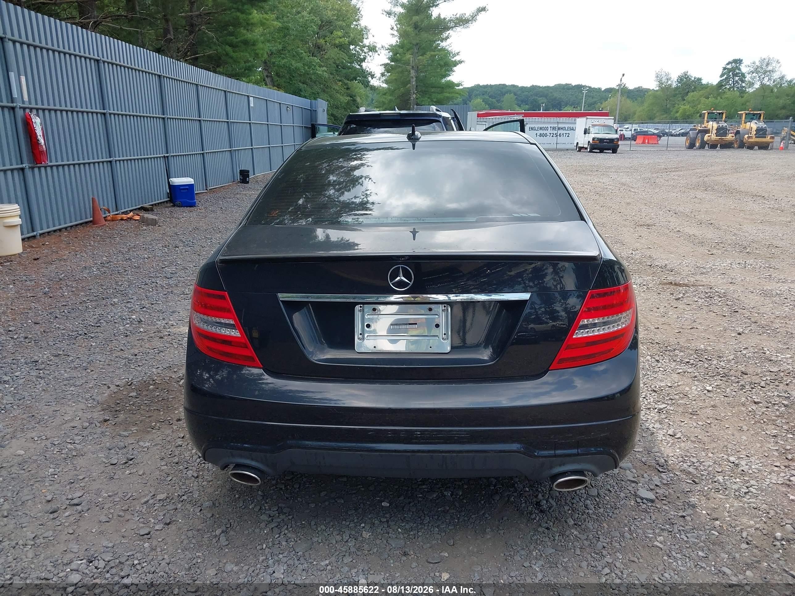 2013 Mercedes-benz C 300 Sport 4matic Черный vin: WDDGF8AB0DR269196