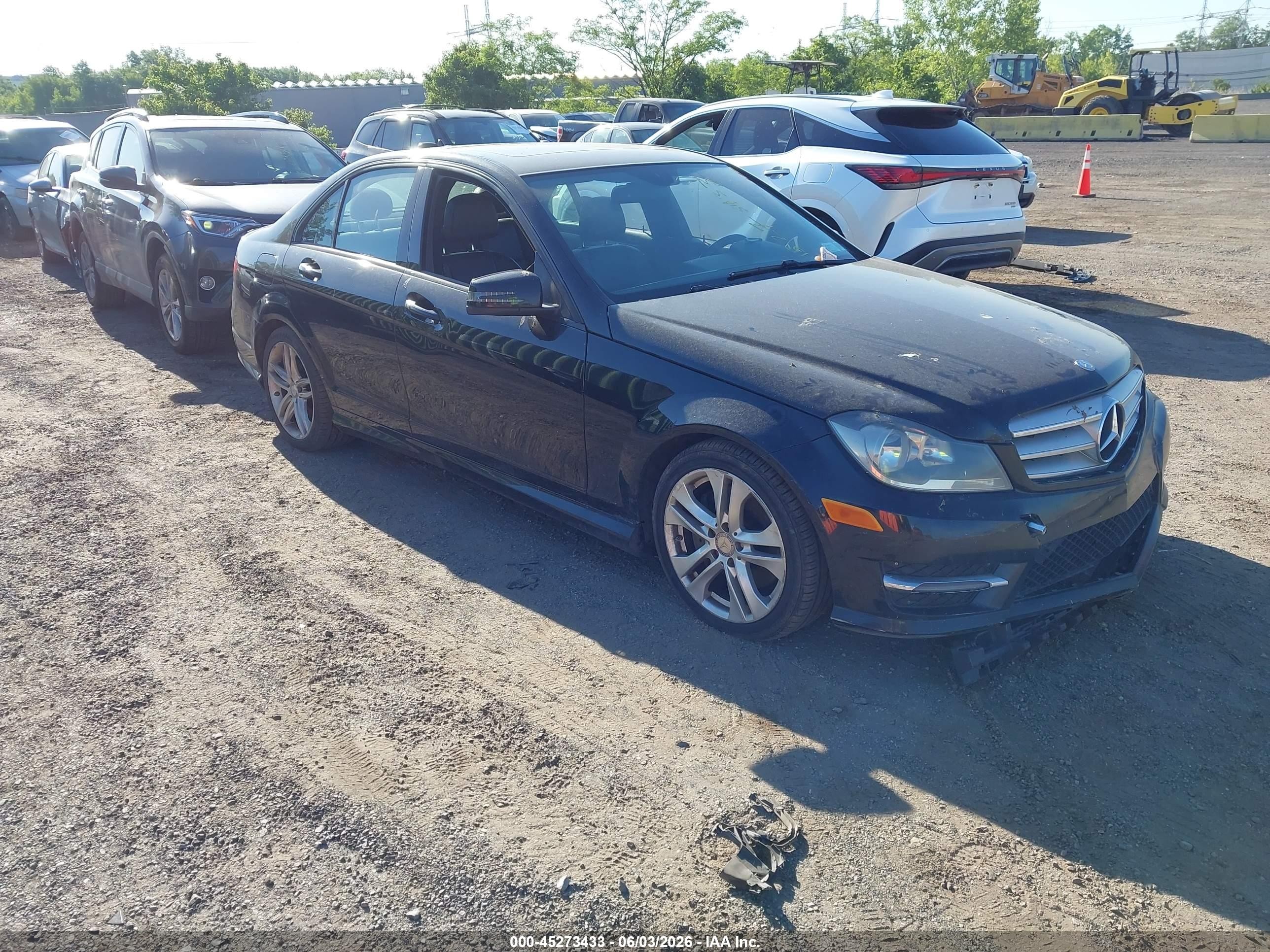 2013 Mercedes-benz C 300 Sport 4matic Black vin: WDDGF8AB0DR296981