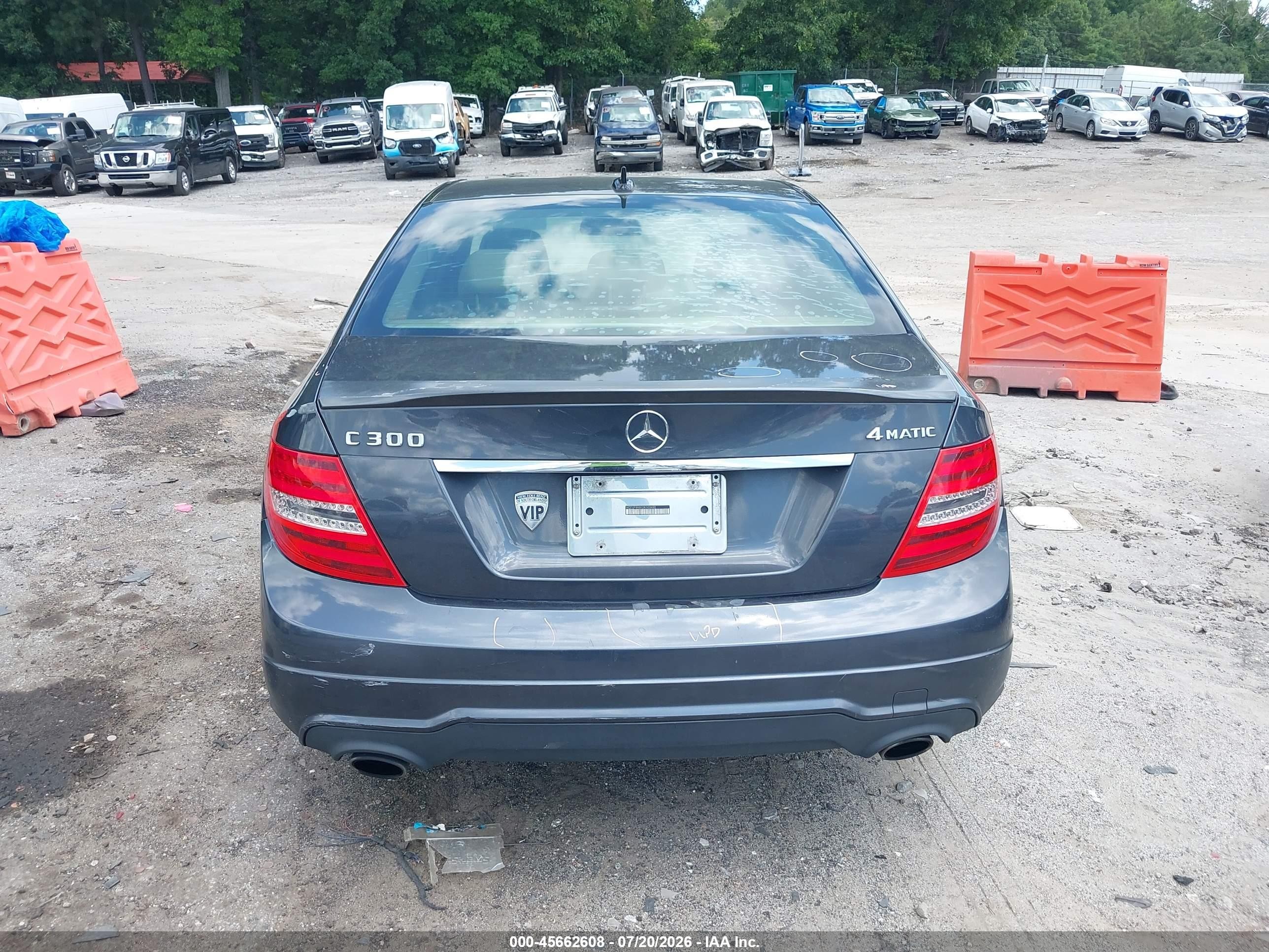 2013 Mercedes-benz C 300 Sport 4matic Синий vin: WDDGF8AB0DR300690